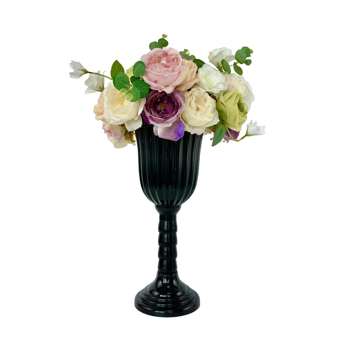 Cylinder flower vase wedding centerpiece gold silver white
