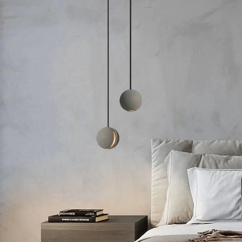 Concrete Stone Pendant Light