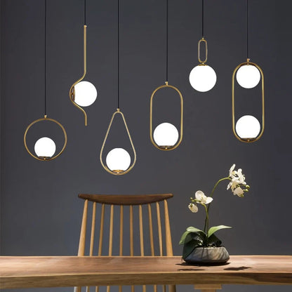 Metal Cage Pendant Light