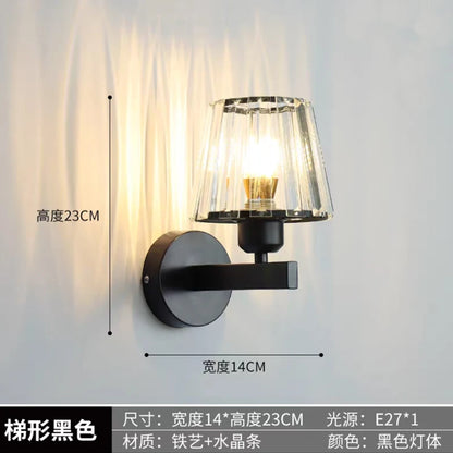 Nordic Postmodern Crystal Wall Sconce