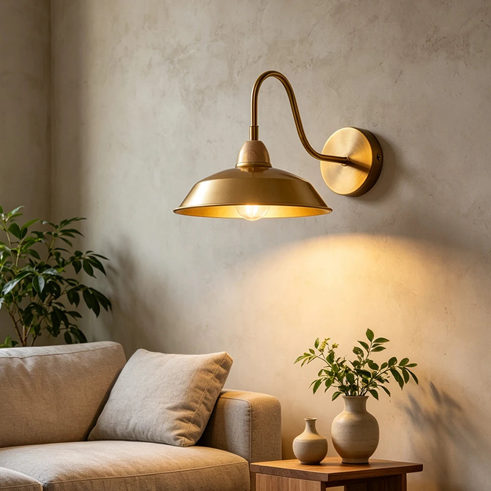 outdoor wall sconce, close-up of shade and hardware detail