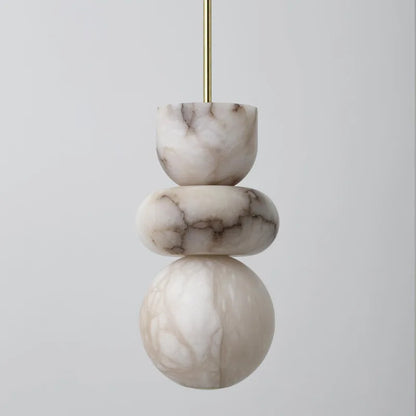 Natural Marble Pendant Light