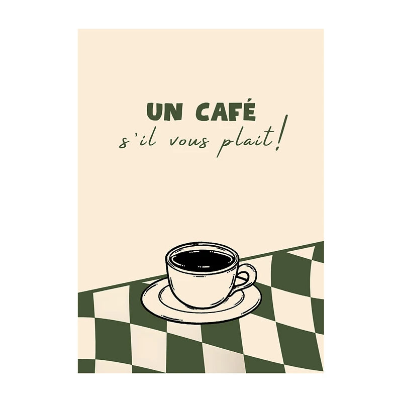 Coffee Diver Trendy Canvas Wall Art Print