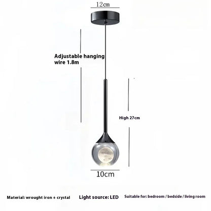 Moon Crystal Pendant Light