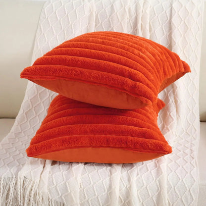 Woven Stripe Throw Pillow Cover