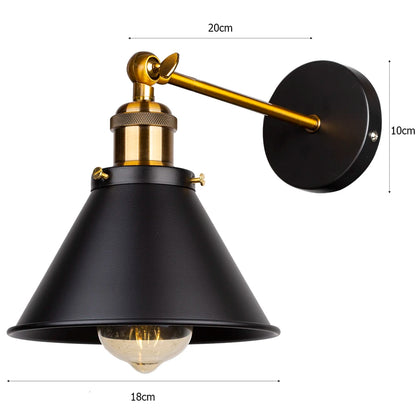 Vintage Industrial E27 Wall Sconce