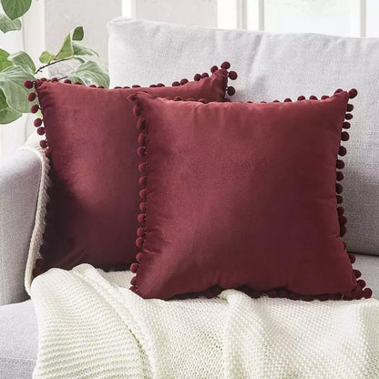 Velvet Throw Pillow Cover — styling detail
