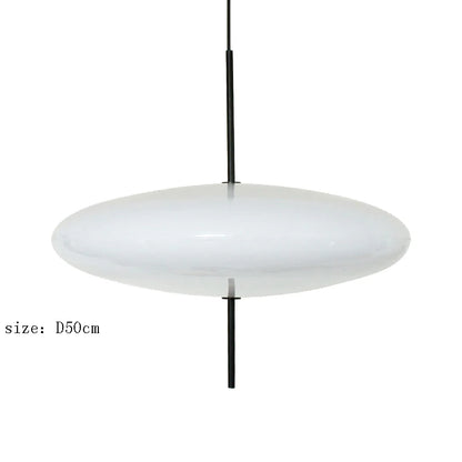 Contemporary chandelier with cold 6000K light and black acrylic shades