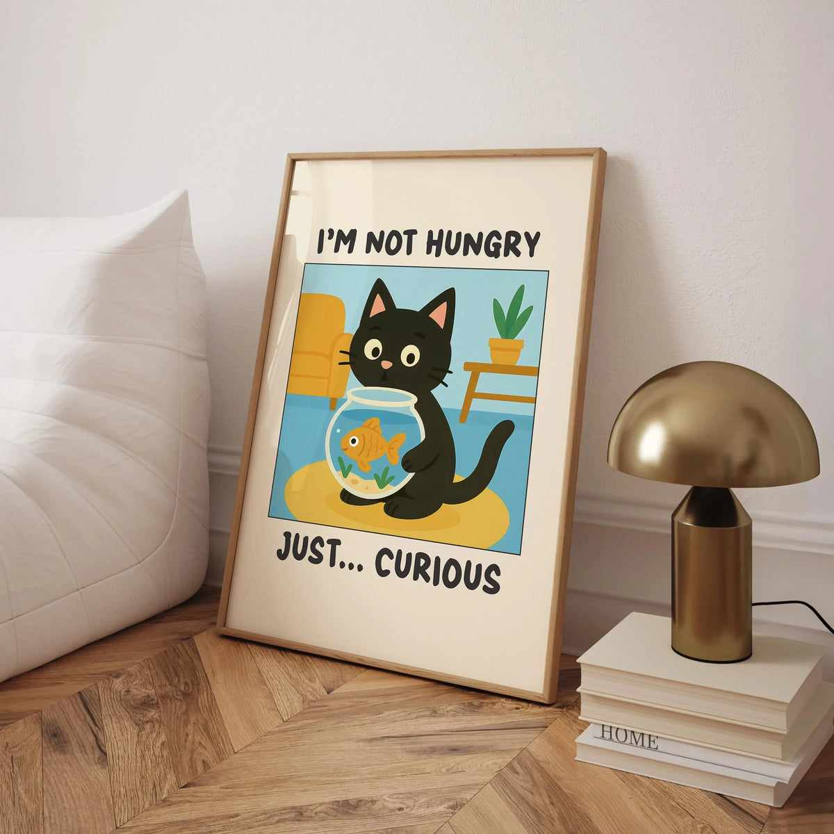 Wash Your Paws Black Cat Bathroom Canvas Wall Art