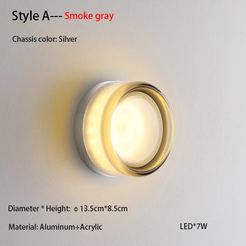 Nordic Acrylic Outdoor Wall Sconce