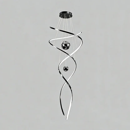 Crystal chandelier in black with touch on and off switch and remote