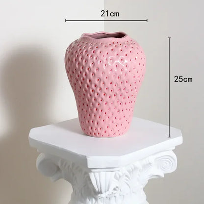 Cartoon Strawberry Terrarium Flower Vase | Aurelia