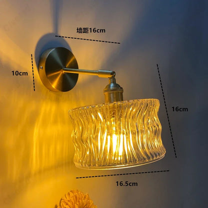 Creative E27 Glass Wall Sconce