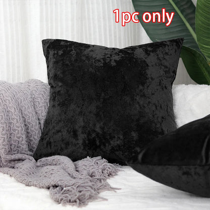 Plush Velvet Throw Pillow Cover