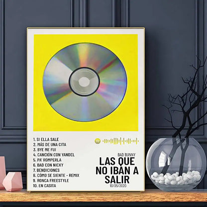 Bad Bunny Reggaeton Singer Canvas Wall Art Poster
