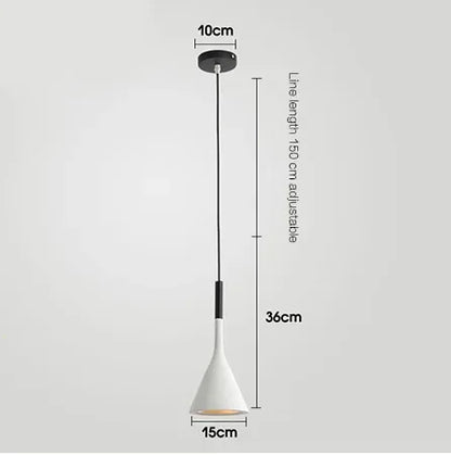 Multicolor Metal Pendant Light