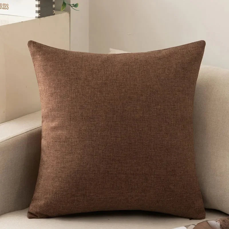 Farmhouse Chenille Throw Pillow Cover