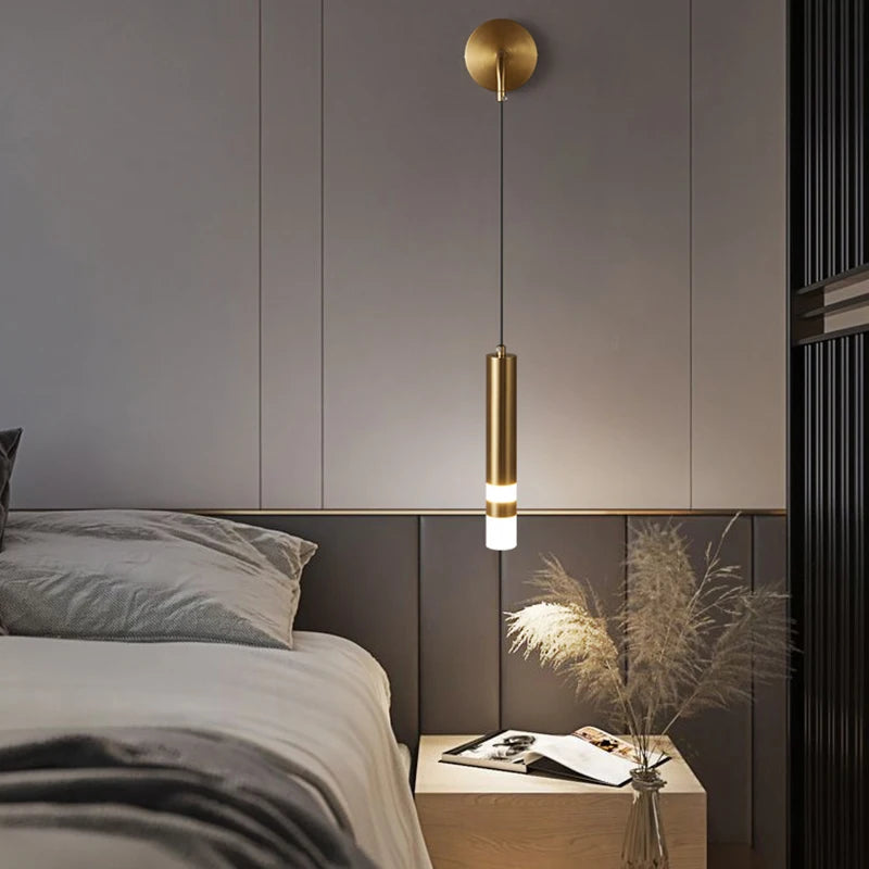 iron wall sconce, side profile showing mounting depth