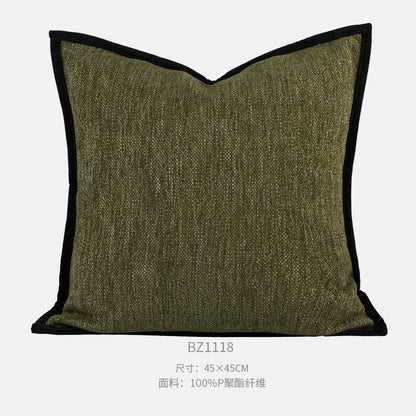 Geometric Jacquard Throw Pillow Cover — styling detail