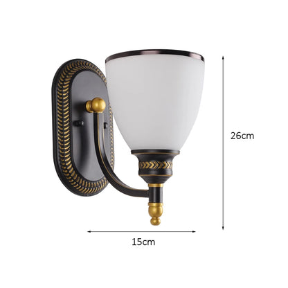 Retro Glass Balcony Wall Sconce