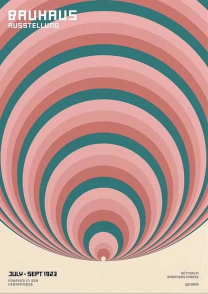 Bauhaus Geometric Art Print