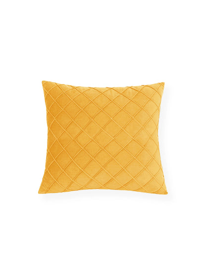 Geometric Velvet Throw Pillow Cover — styling detail