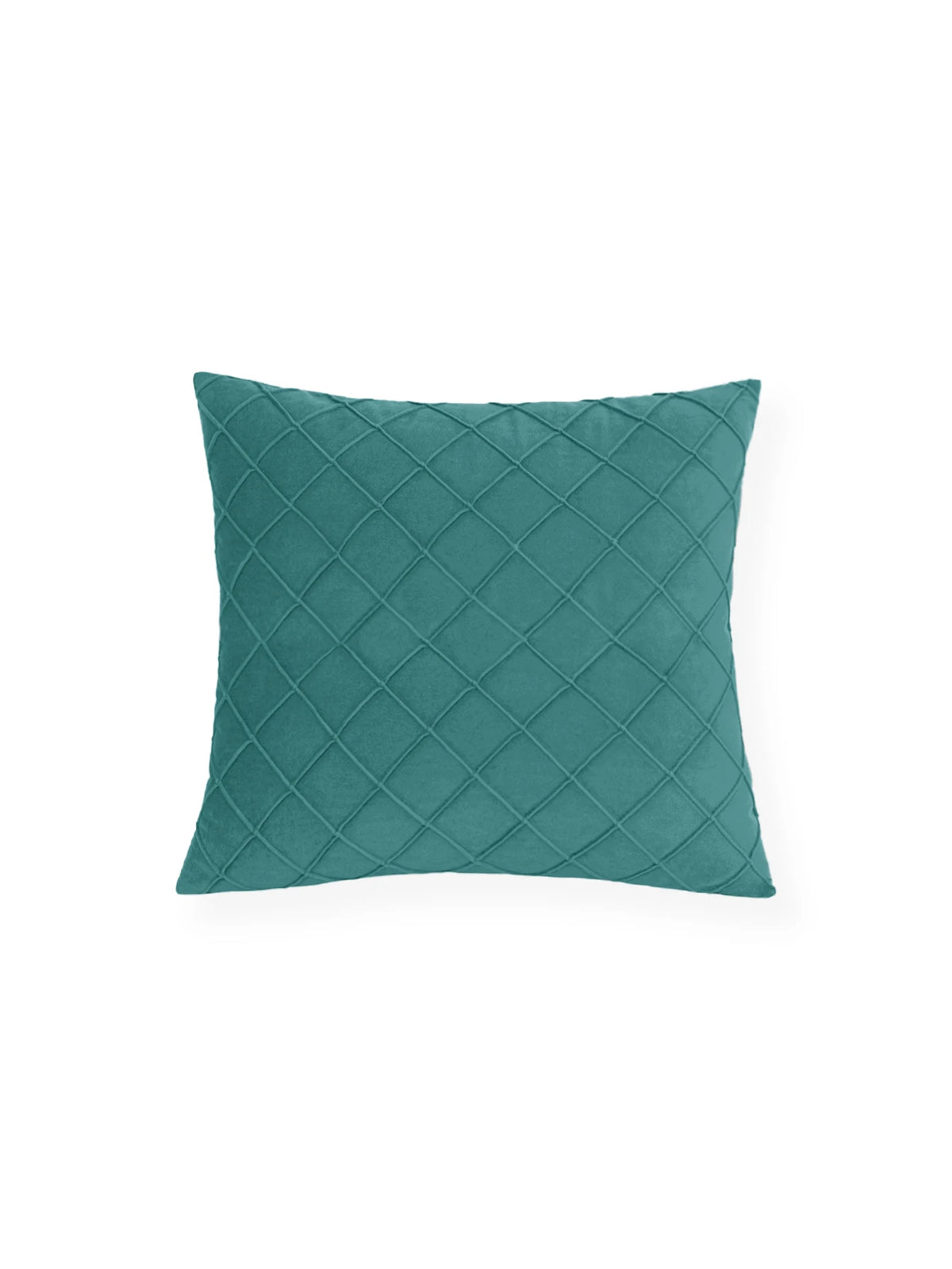 Geometric Velvet Throw Pillow Cover — styling detail