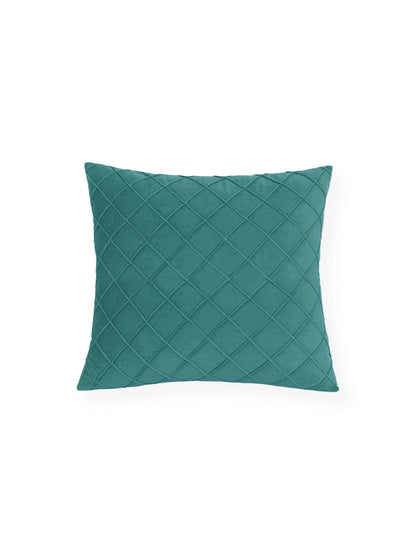 Geometric Velvet Throw Pillow Cover — styling detail