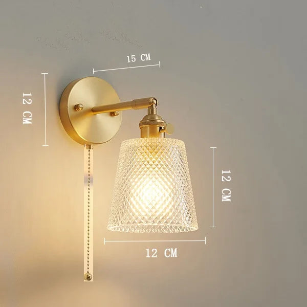 Nordic Glass Switch Wall Sconce