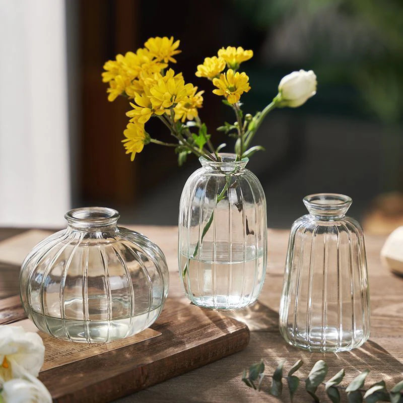 Modern glass vase 250ml for wedding table centerpiece display
