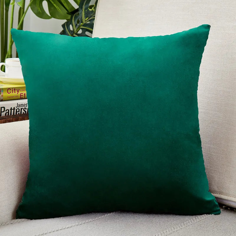 Nordic Velvet Throw Pillow Cover