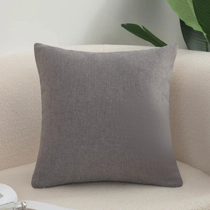 Farmhouse Chenille Throw Pillow Cover — styling detail