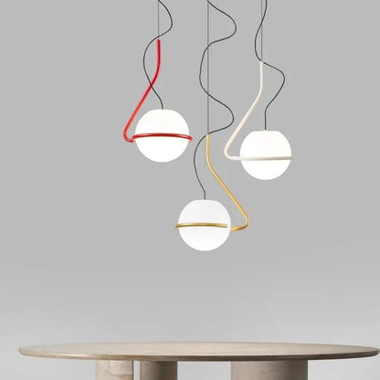 Italian Minimalist Globe Pendant Light