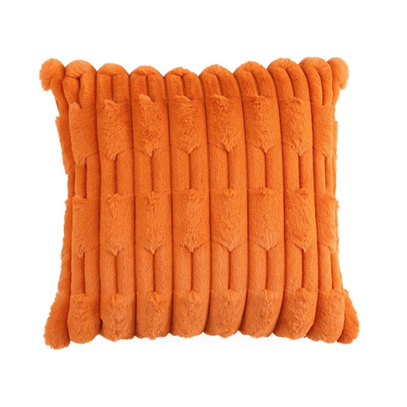 Soft Plush Throw Pillow Cover — styling detail