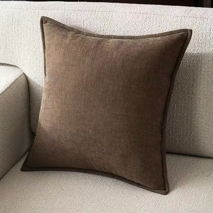 Retro Chenille Throw Pillow Cover — styling detail