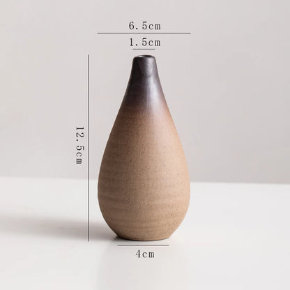 Stone Shape Ceramic Mini Vase Hydroponic Gift | Aurelia