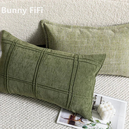 Nordic Green Luxury Pillow Cover — alternate view