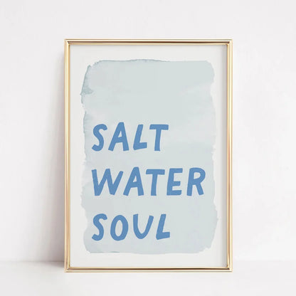 Modern Trendy Typography Text Canvas Wall Art Print