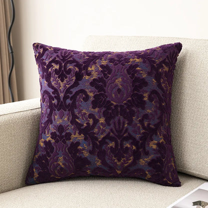 Light Luxury Jacquard Pillow Cover — styling detail