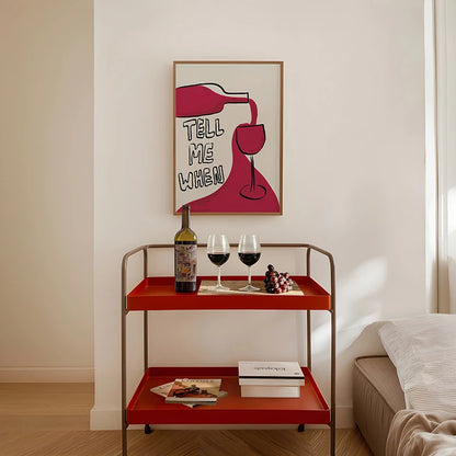 Retro Coffee Menu Kitchen Canvas Wall Art Print