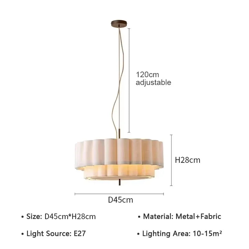 Wabi Sabi Drum Pendant Light