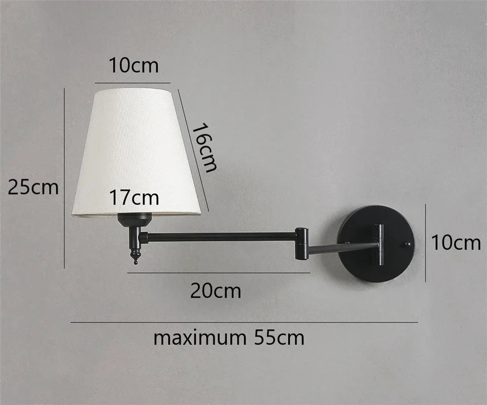 Nordic Folding Swing Arm Wall Sconce