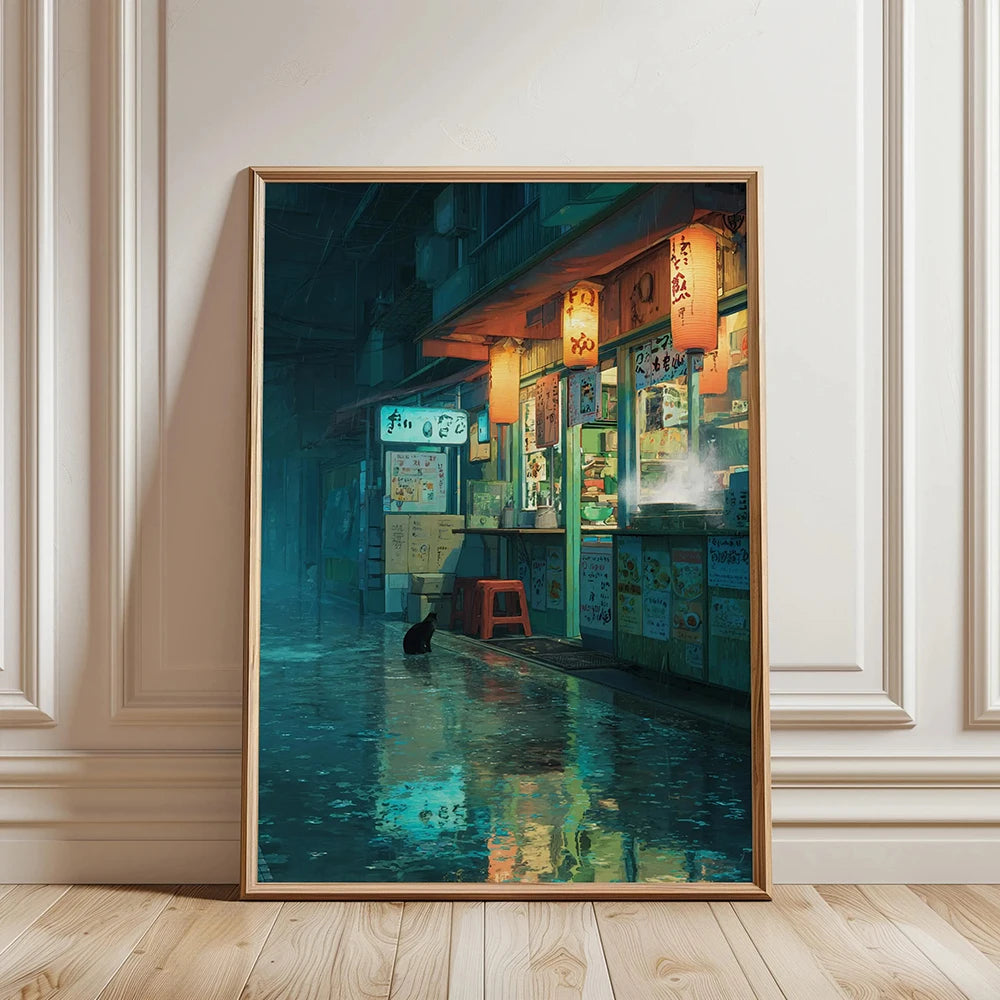 Japanese Sushi Bar Canvas Wall Art