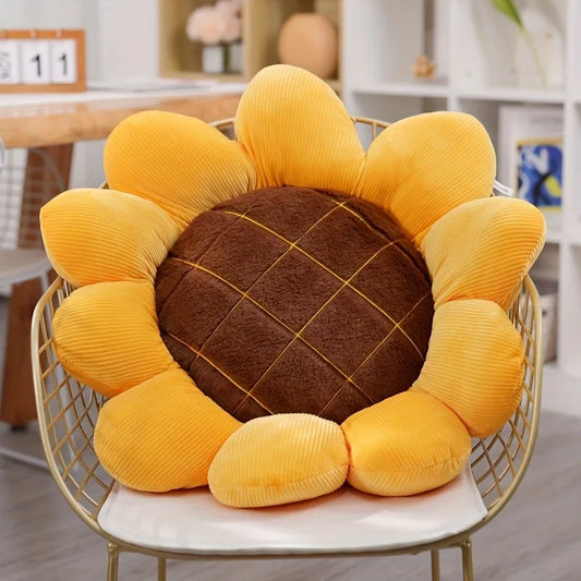 Sunflower Plush Decorative Pillow