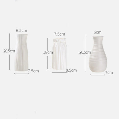 Style B4978C Nordic plastic bud vase in soft tone on wedding tablescape