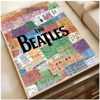 The Beatles Classic Rock Music Canvas Wall Art