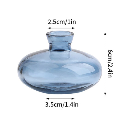 Brown Retro Glass Hydroponic Vase