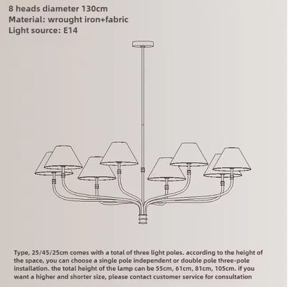 Fabric Branch Chandelier
