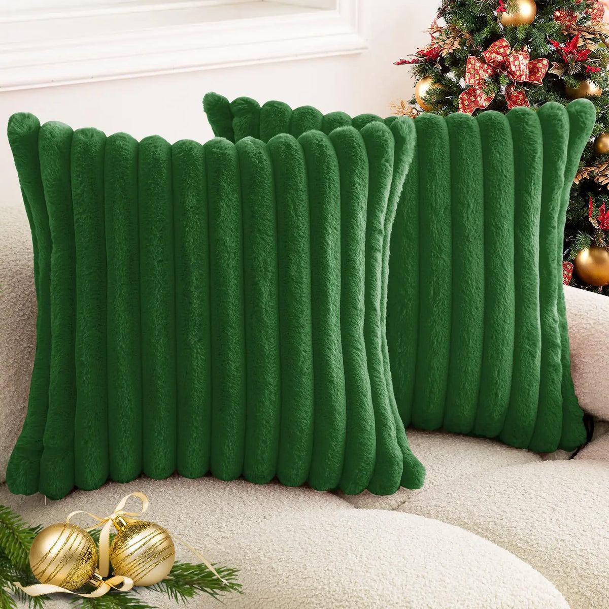 Woven Stripe Throw Pillow Cover