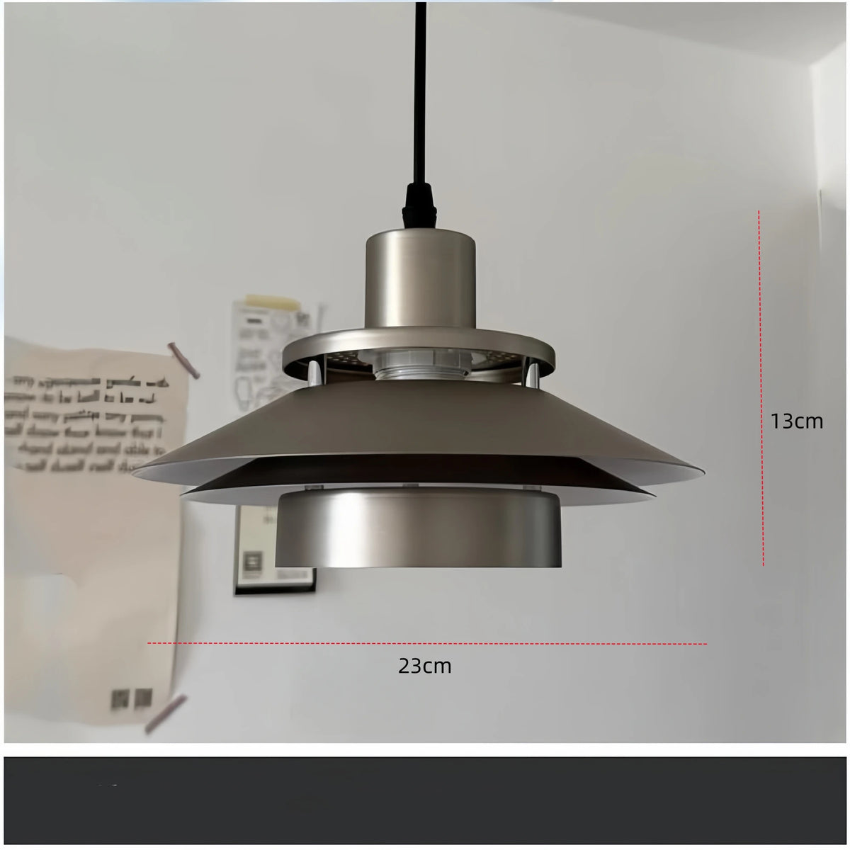 Metal UFO Disc Pendant Light